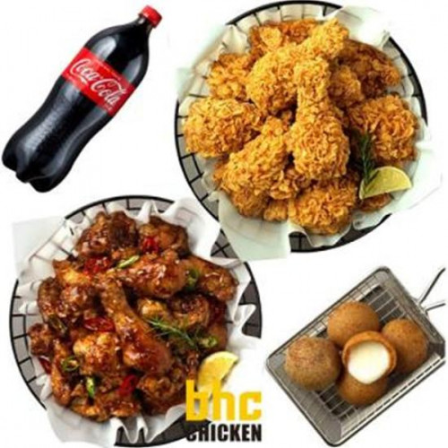 BHC 맛초킹+후라이드+치즈볼+콜라1.25L