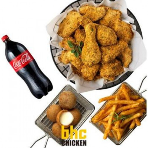 BHC 뿌링클+케이준프라이+치즈볼+콜라1.25L