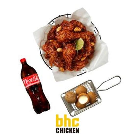 BHC 쏘마치+치즈볼+콜라 1.25L