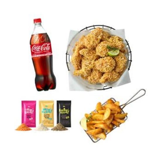 BHC 콰삭톡+웨지감자+콜라1.25L