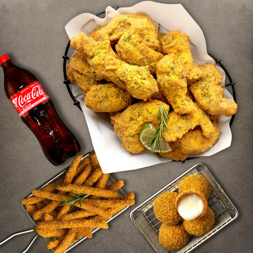 뿌링클윙+뿌링치즈볼+뿌링감자+콜라1.25L