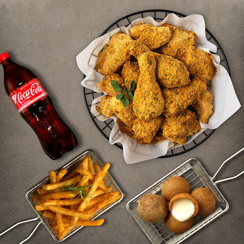 뿌링클+케이준프라이+치즈볼+콜라1.25L