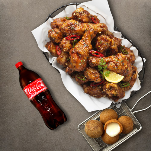 맛초킹콤보+치즈볼+콜라1.25L