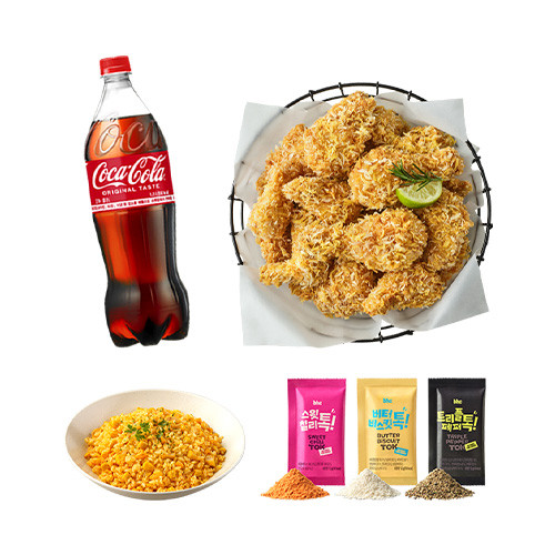 콰삭톡+맛초킹라이스+콜라1.25L