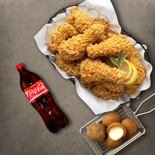 후라이드콤보+치즈볼+콜라1.25L