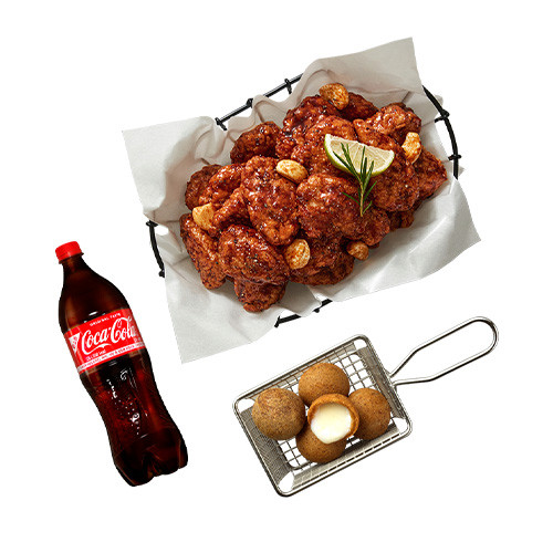 쏘마치순살+치즈볼+콜라1.25L