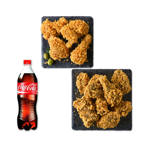 오리지널 반반(황금올리브+블랙페퍼)+콜라1.25L