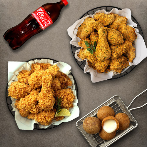 뿌링클+후라이드+치즈볼+콜라1.25L