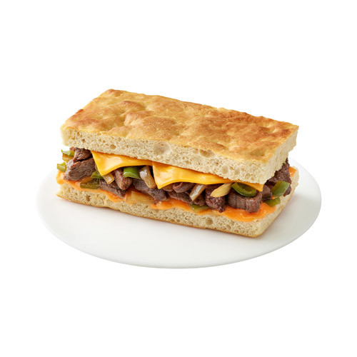 필리 치즈 스테이크 포카치아