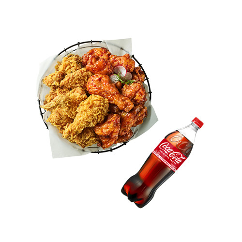 (반반)후라이드/스윗칠리킹+콜라1.25L