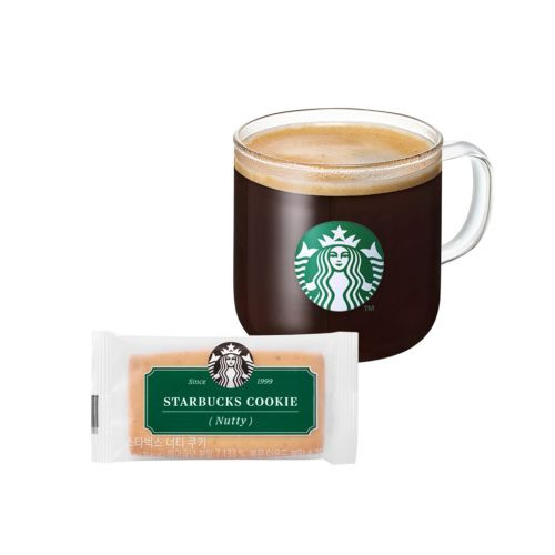 [커피 한잔의 휴식] 카페 아메리카노T + 너티 쿠키