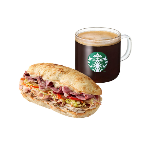 [커피 & 렌위치] 카페 아메리카노 T + 렌위치 NY 샌드위치