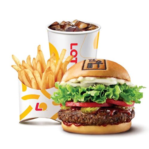 한우불고기버거 세트