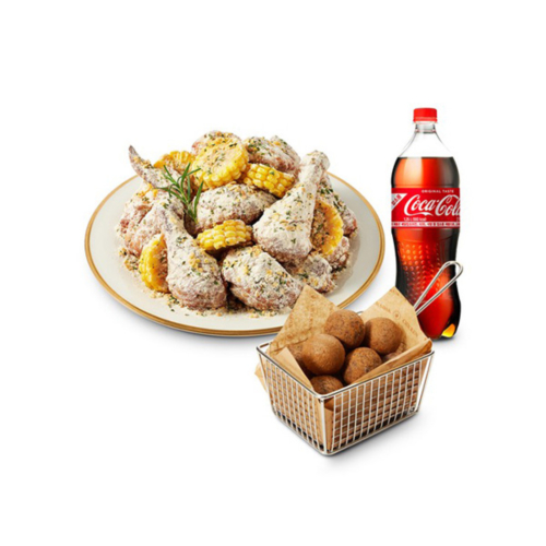 콘소메이징+블랙치즈볼(5구)+콜라 1.25L