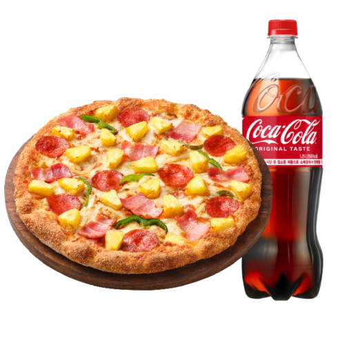 알로하 하와이 오리지널M + 콜라 1.25L