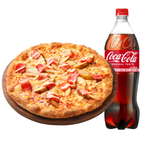 멜팅치즈 포테이토 오리지널M + 콜라 1.25L