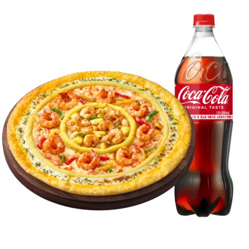 더블 쉬림프 크런치 리치골드M + 콜라 1.25L