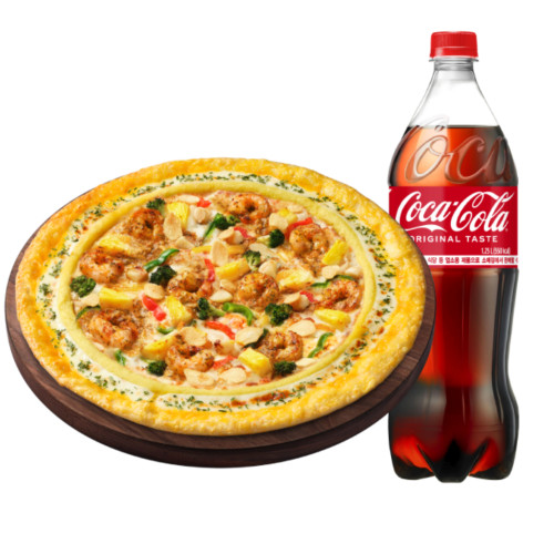 갈릭버터쉬림프 리치골드L + 콜라 1.25L