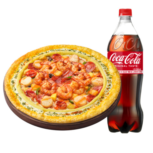 씨푸드킹 리치골드L + 콜라 1.25L