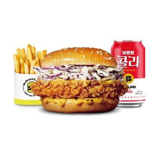 노브랜드버거 코울슬로치킨 버거세트