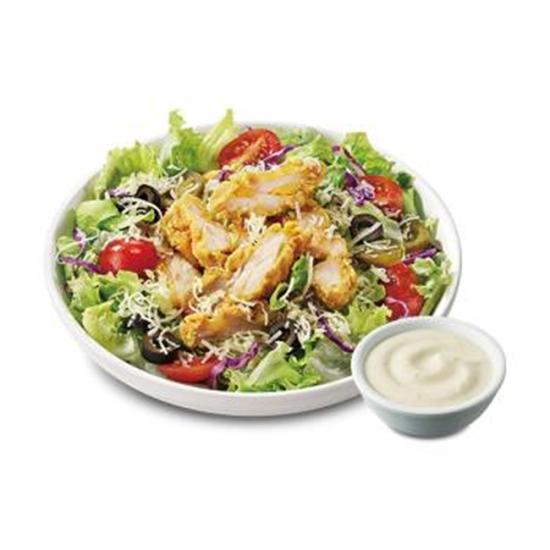 노브랜드버거 치킨 시저 샐러드