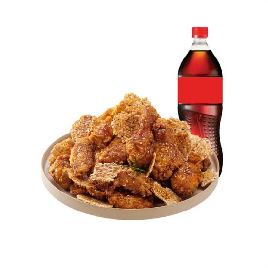 노랑통닭 (오리지널/콤보)바삭누룽지치킨+콜라1.25L