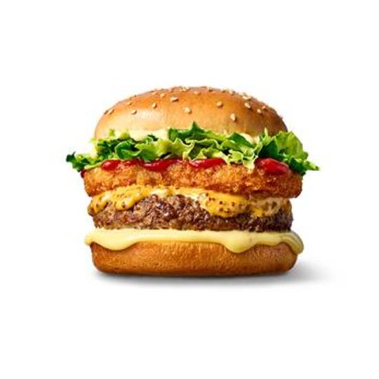 노브랜드버거 메가바이트 버거