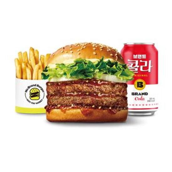 노브랜드버거 더블 그릴드 불고기 버거세트
