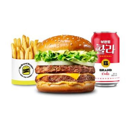 노브랜드버거 NBB 어메이징 더블 버거세트