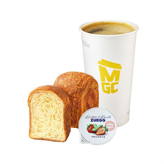 메가MGC커피 버터버터 뜯어먹는 식빵 (HOT)브런치 세트