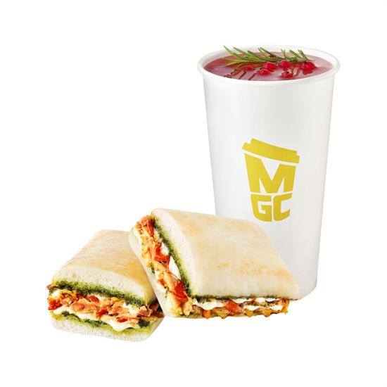 메가MGC커피 빨간 코 루돌프의 치아바타 썰매 세트