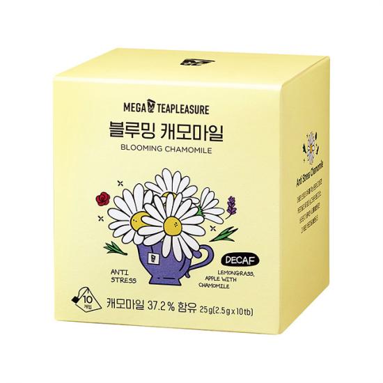 메가MGC커피 메가 엠지씨 티플레저 블루밍 캐모마일
