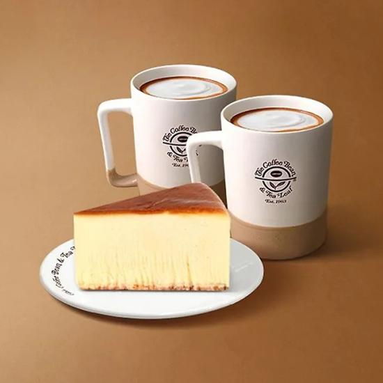 커피빈 카페라떼 (S) 2 + 시카고치즈케익