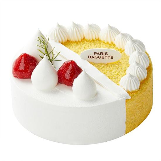 파리바게뜨 고구마반 생크림반 케이크