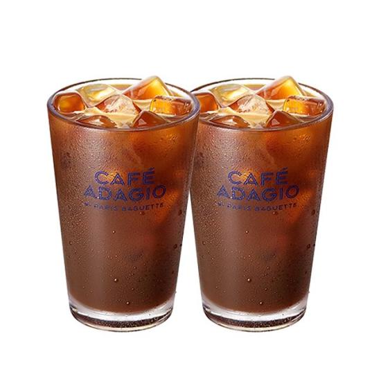 파리바게뜨 아이스 아메리카노 2잔