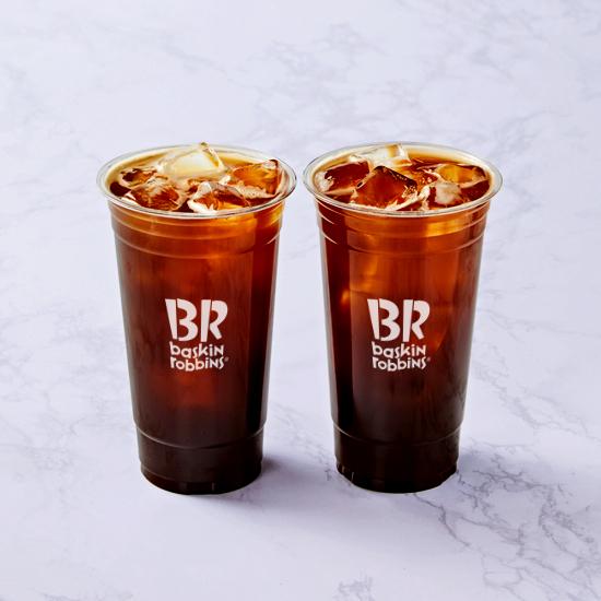배스킨라빈스 오늘도힘내세트(아메리카노 Large(ICED) 2잔)