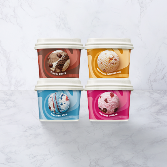 배스킨라빈스 블록팩 (170ml) 4개 SET