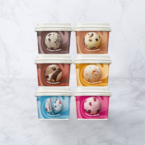 배스킨라빈스 블록팩 (170ml) 6개 SET