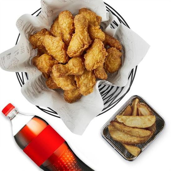 교촌치킨 허니콤보웨지감자세트