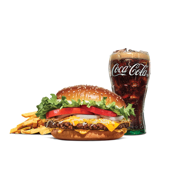 버거킹 콰트로치즈와퍼세트