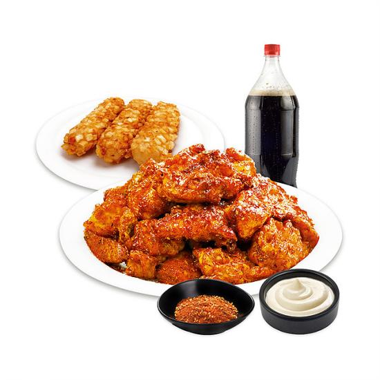 60계치킨 쯔란치킨(순살)&포테이토치즈스틱&콜라1.25L