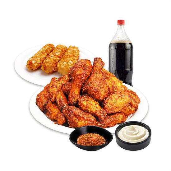 60계치킨 쯔란치킨(콤보)&포테이토치즈스틱&콜라1.25L