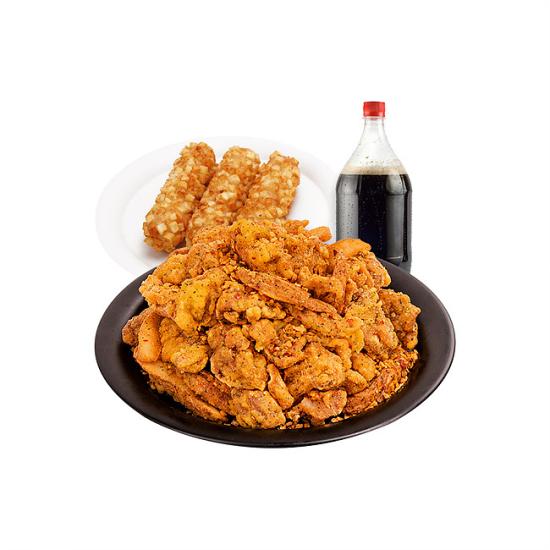 60계치킨 호랑이순살&포테이토치즈스틱&콜라1.25L