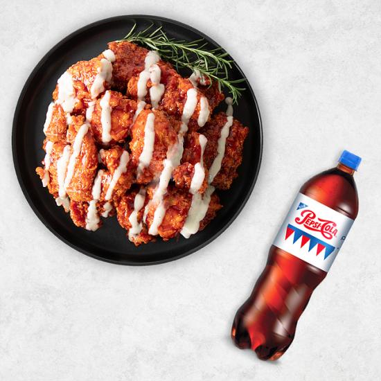 네네치킨 순살레드마블치킨+콜라(1.25L)