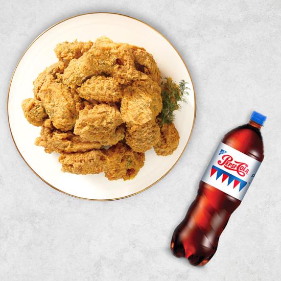 네네치킨 순살어니언스노윙치킨+콜라(1.25L)