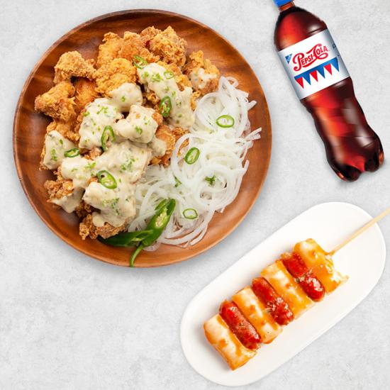네네치킨 순살청양마요치킨+네네소떡+콜라(1.25L)