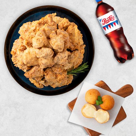 네네치킨 순살치즈스노윙치킨+네네볼+콜라(1.25L)
