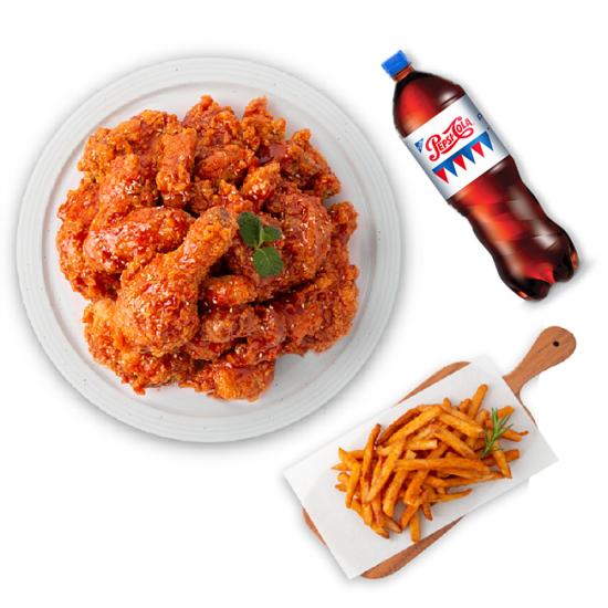 네네치킨 양념치킨+콜라(1.25L)+감자