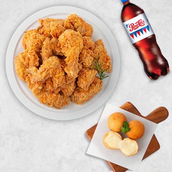 네네치킨 후라이드치킨+네네볼+콜라(1.25L)