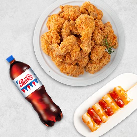 네네치킨 후라이드치킨+네네소떡+콜라(1.25L)